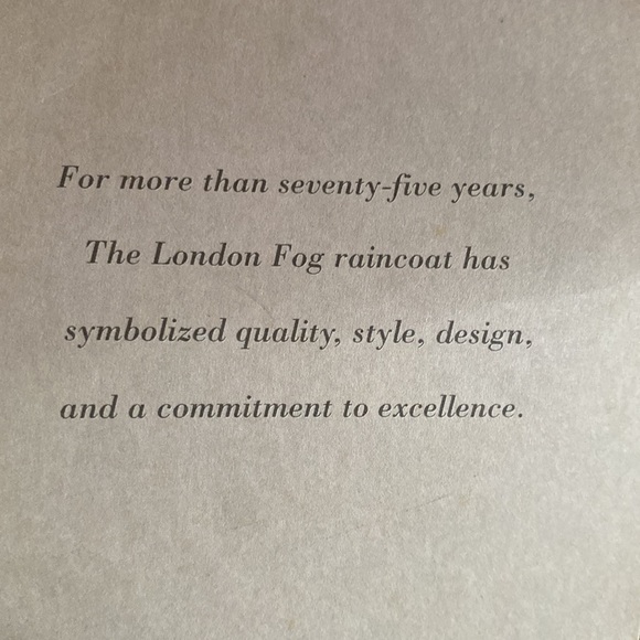 Man’s NWTs London fog vintage trench coat rain coat - Picture 9 of 12